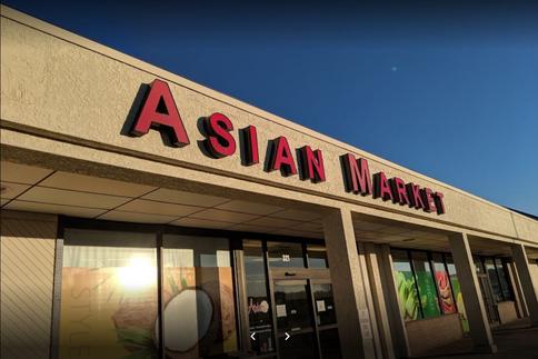 Asian Market storefront in Omaha